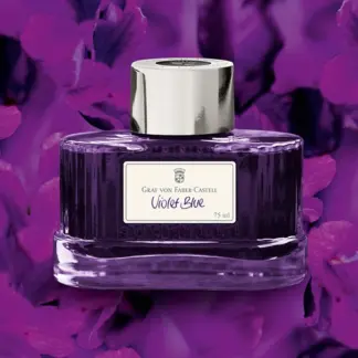 Graf von Faber Castell ink bottle Violet Blue