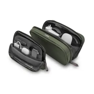 OrbitKey 2-in-1 Tech Pouch Olive