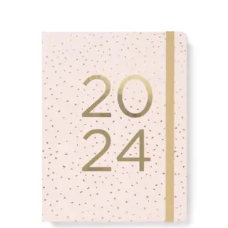 Filofax A5 Botanical Planner Confetti Rose Quartz