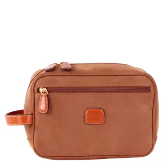 Bric's Life Toiletry bag/toilet tas Camel