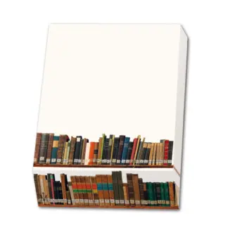 Bekking&Blitz Memo blocnote: Bücher - Die Klosterbibliothek, Maria Laach