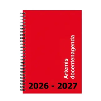 Bekking & Blitz A5 Artemis Docenten-agenda 2026/2027 week op 2 pagina's