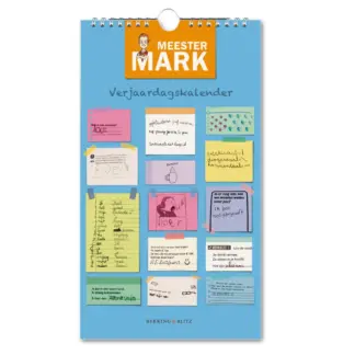 Bekking&Blitz Verjaardagskalender Meester Mark