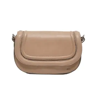 Berba Icons Leren Dames crossbody-tas Taupe