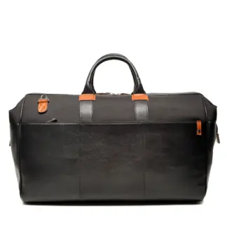 Berba Olly Leren Weekender Zwart