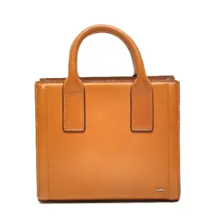 Berba Icons Leren Dames Mini Crossbody/Handtas Cognac