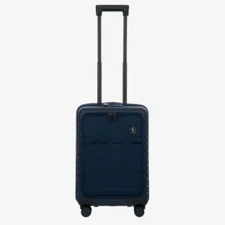 Bric's B|Y Expandable Carry-on Trolley with Pocket (55cm) Ocean Blue