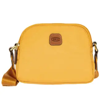 Bric's X bag Recycled nylon travel shoulder bag Honey
