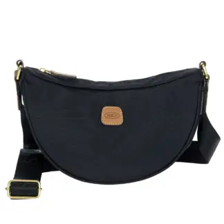 Bric's X bag Halfmoon Shoulderbag Small Ocean Blue