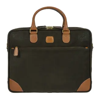 Bric's Life Laptop 13" Briefcase Olive