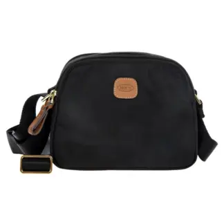 Bric's X bag Recycled nylon travel shoulder bag Black