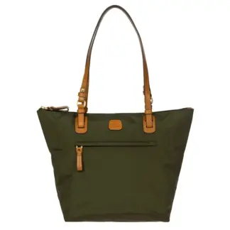 Bric's X bag Recycled nylon Sportina Shopper medium 2in1 Olive