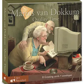 Art Revisited mapje kaartjes Quality Time van Marius van Dokkum
