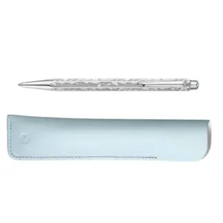 Caran d'Ache S.E. Set van Ecridor Alpine Frost met lederen etui