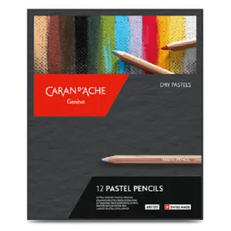 Caran d'Ache Dry Pastels doos van 12 stuks