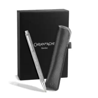 Caran d'Ache Ecridor Venetian Palladium balpen /gratis leren etui (twv € 90,00)