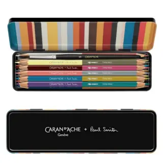 Caran d'Ache L.E. Paul Smith set van 12 bicolor aquarelpotloden