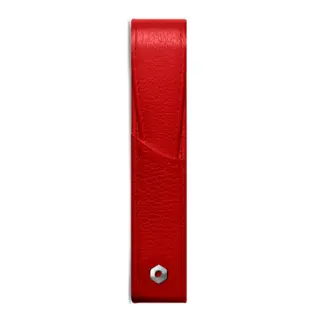 Caran d'Ache Leren Penetui voor 1 Pen Red
