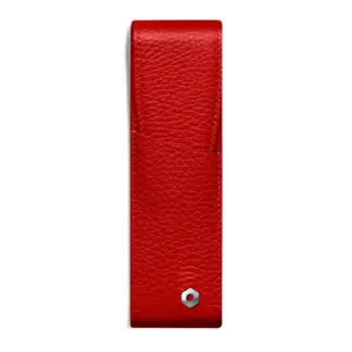 Caran d'Ache Leren Penetui voor 2 Pennen Red