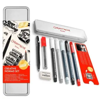 Caran d'Ache A5 Rylsee Lettering Set + 1 Online Creative Class