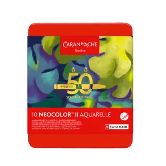 Caran d'Ache Neocolor ll Jubileum-set 50 jaar Special Edition LUSH