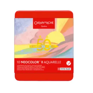 Caran d'Ache Neocolor ll Jubileum-set 50 jaar Special Edition PASTEL