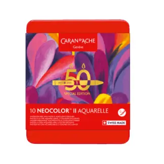 Caran d'Ache Neocolor ll Jubileum-set 50 jaar Special Edition POP