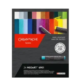 Caran d' Ache Neoart 6901 Oil Pastels 24 stuks