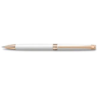 Caran d'Ache Léman Slim White / Rosé Gold potlood