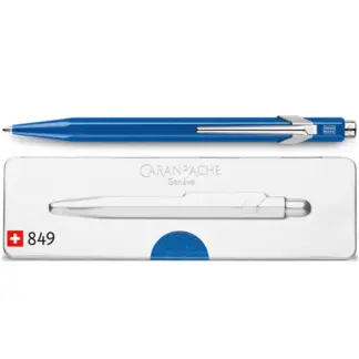 Caran d'Ache 849 Metal X balpen Blue