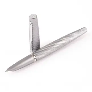 Diplomat Viper Silver Guilloche vulpen
