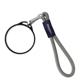 Dopper Travel Mug Black Wrist Cord Sandy Black