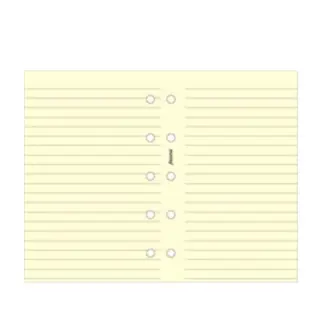 Filofax Mini Cotton Cream gelinieerde papier voor in de agenda-omslag