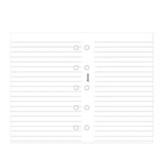 Filofax Mini Wit gelinieerd papier voor in de agenda-omslag