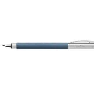 Faber Castell Ambition Brushed Precious Resin vulpen Blue