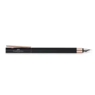 Faber Castell Neo Slim Metal Black / Rosé gold vulpen