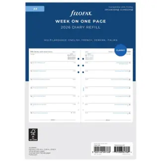Filofax A5 2026 1 week per pagina