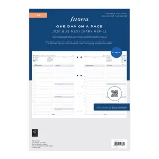 Filofax A4 2026 1 dag per pagina business