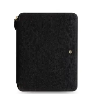 Filofax Chester A5 Zip Folio/Schrijfmap Black