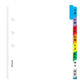 Filofax Personal rits zakje voor in de agenda-omslag