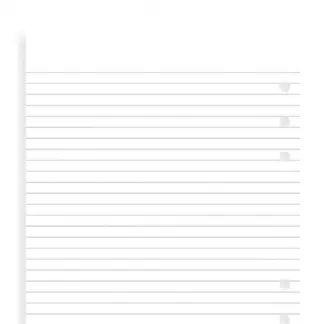 Filofax Personal Wit gelinieerd notepad voor in de agenda-omslag