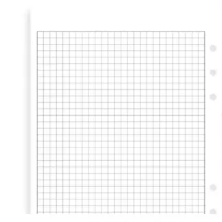 Filofax A5 Wit geruit papier voor in de organiser of clipbook