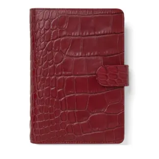 Filofax Classic Croc Organiser Personal Cherry