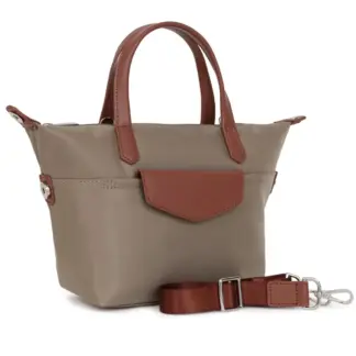 Hexagona Pop Handbag S Taupe
