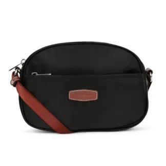 Hexagona Pop Crossbody Black / Dark Brown