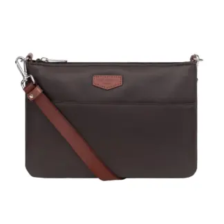 Hexagona Pop Clutch/Crossbody M Marron