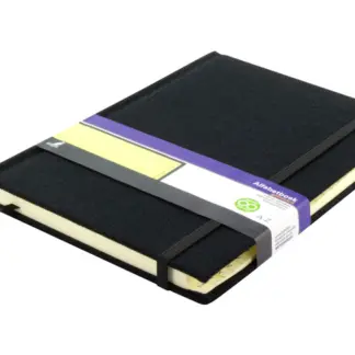 Kangaro Alfabetboek A5 A-Z linnen hard cover zwart