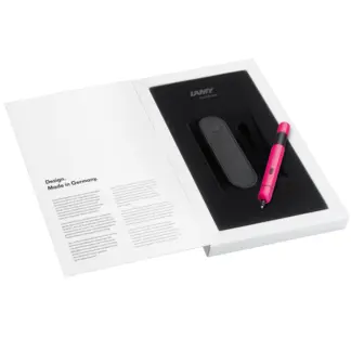 Lamy Pico S.E. set Neon Pink balpen met leren etui