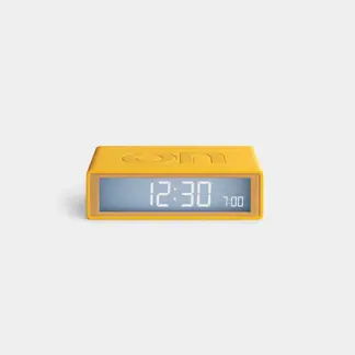 Lexon Flip+ Travel Digitale Wekker Yellow