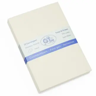 G.Lalo Vergé de France A6 Enveloppen Wit